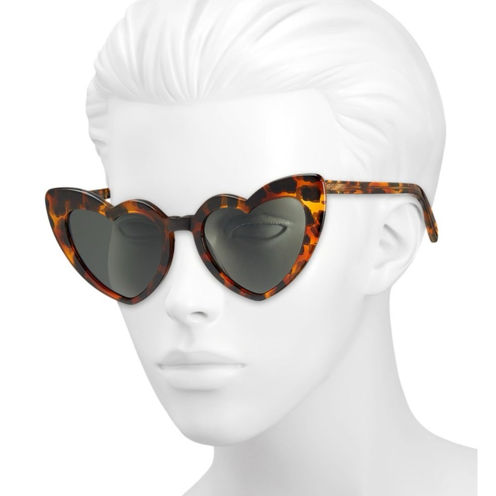 Heart-Shaped Tortoise Shell Sunglasses